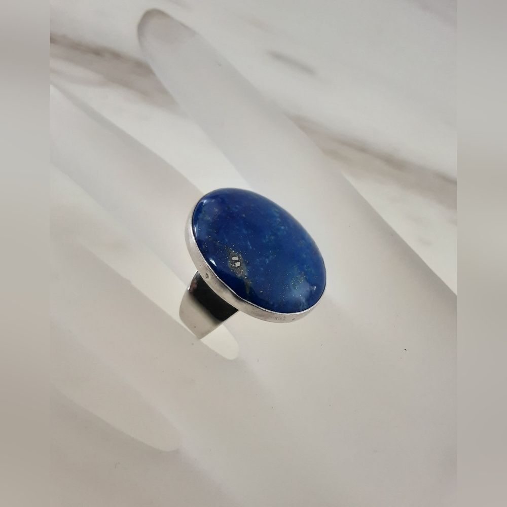 JAY KING DESERT ROSE TRADING 925 Sterling Lapis Lazuli Ring Sz 10